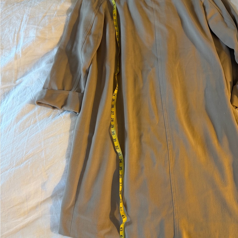 Calvin Klein Collection Vintage Fall 1994 Tan Double Breasted Coat - Picture 13 of 16
